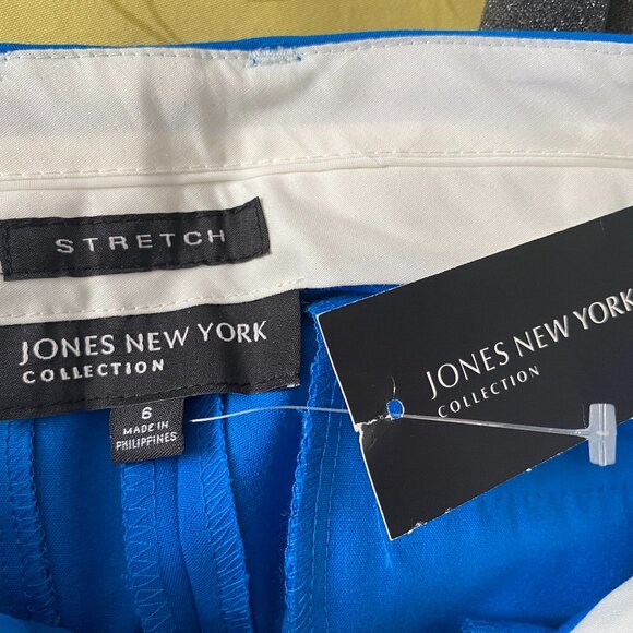 Jones NY Collection Blue Suit Pants - Picture 5 of 6